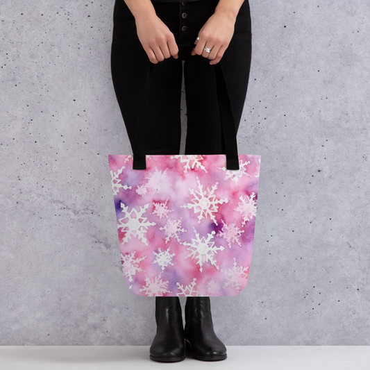 Sugar Plum Snowflake Tote bag