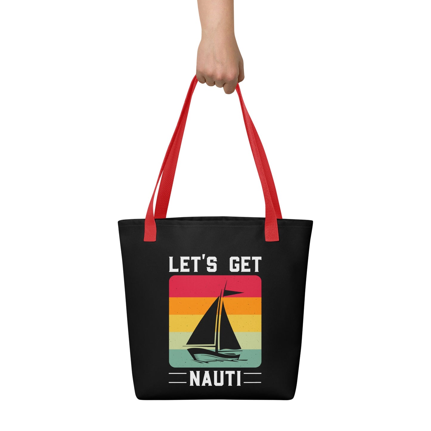 Let's Get Nauti Tote bag