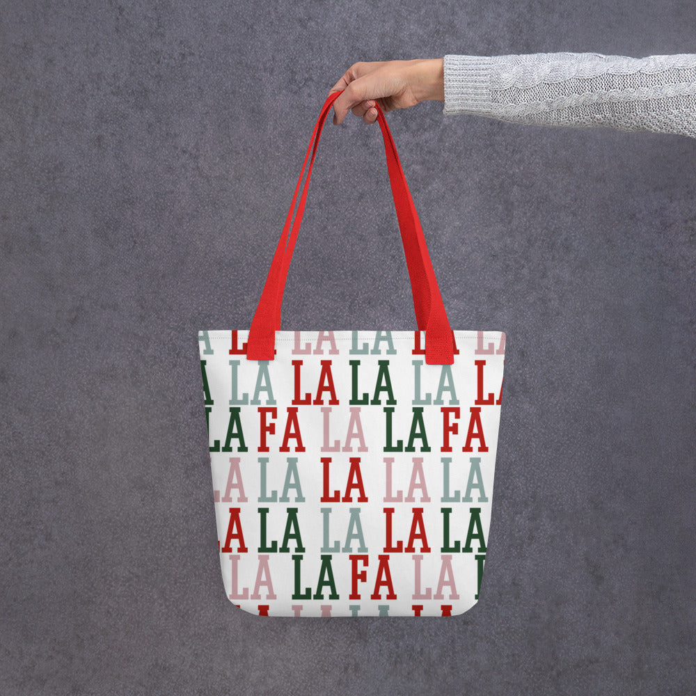 Fa La La Tote bag