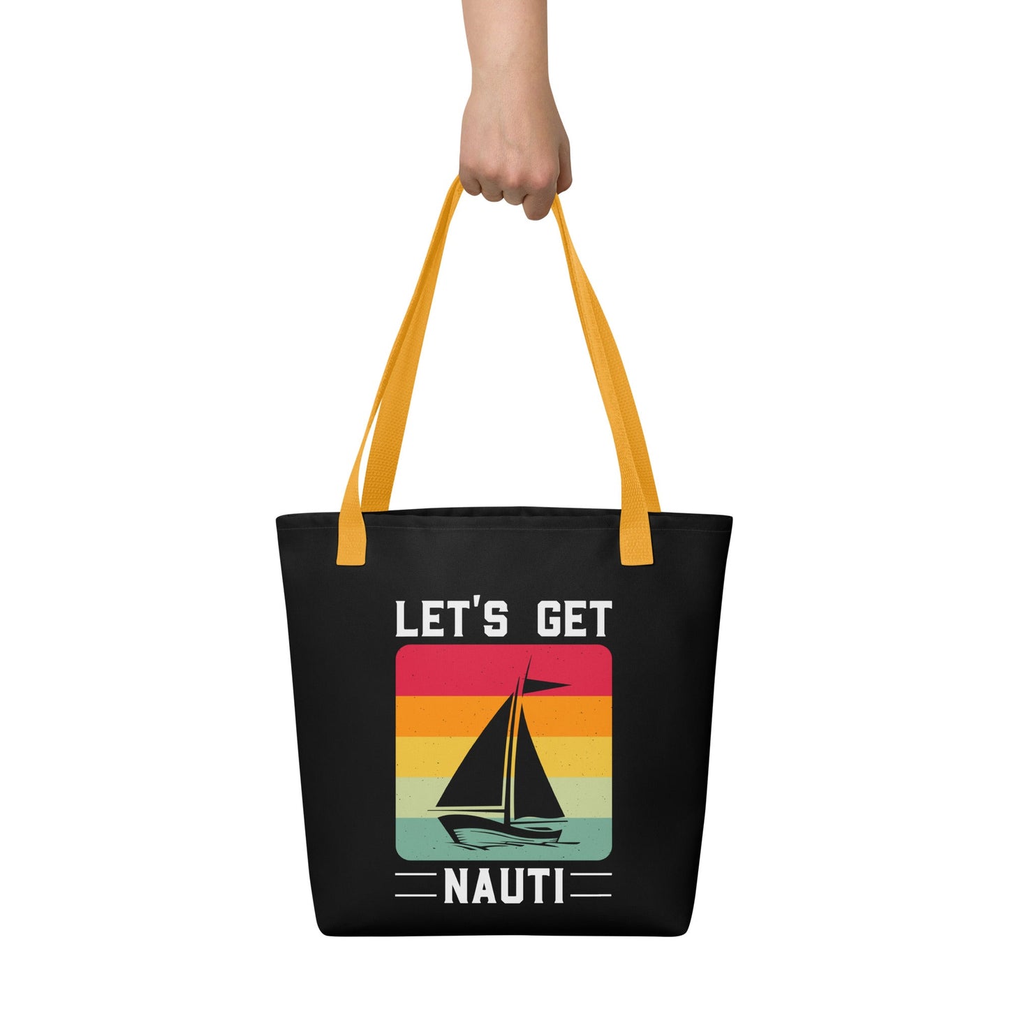 Let's Get Nauti Tote bag