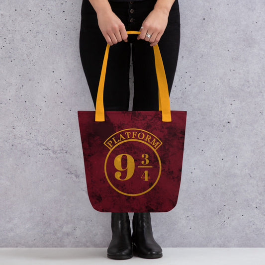 Platform 9 3/4 Tote bag Red - The Sandy Merchant