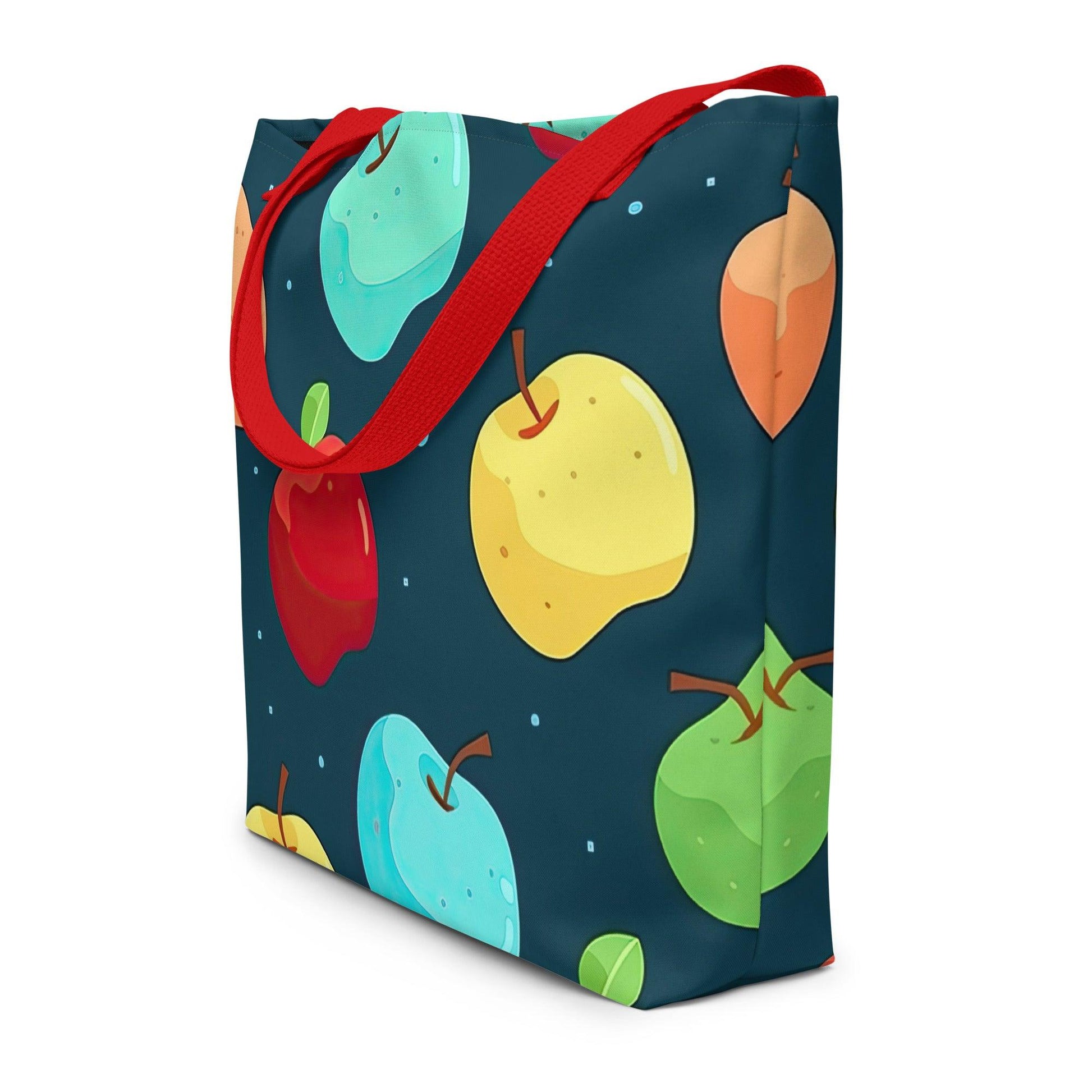 Apple of my Pie All-Over Print Large Tote Bag - The Sandy Merchant