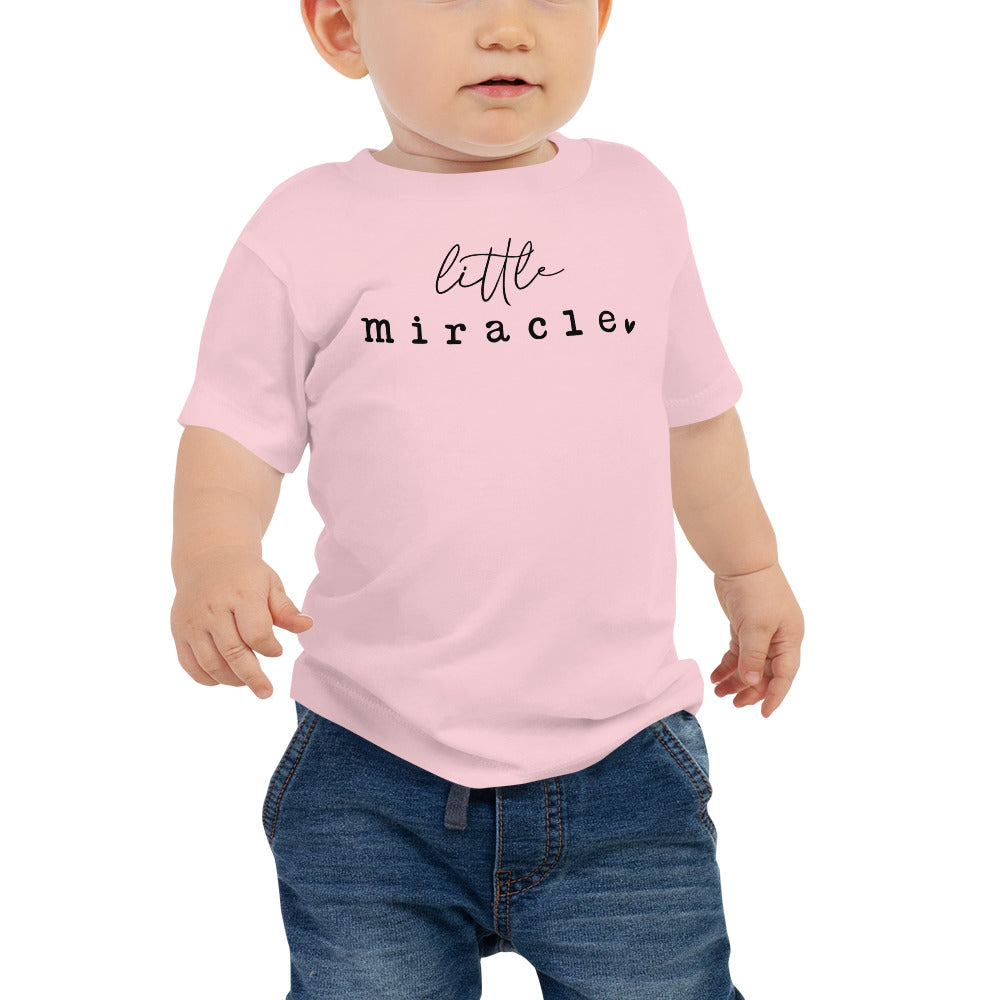 Little Miracle Baby Jersey Short Sleeve Tee - The Sandy Merchant