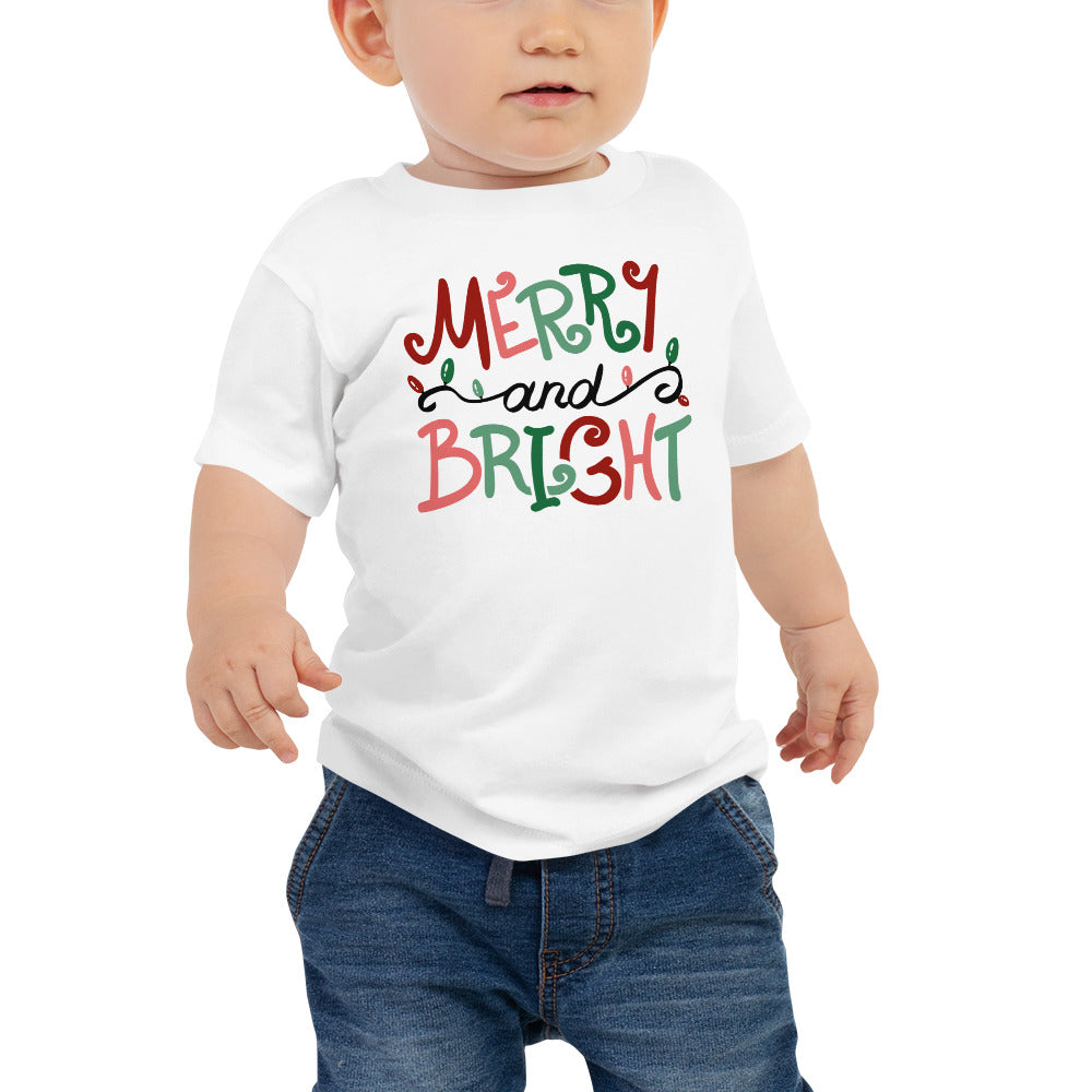 Merry and Bright Baby Tee