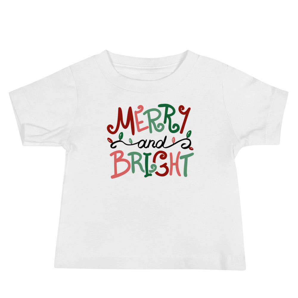 Merry and Bright Baby Tee