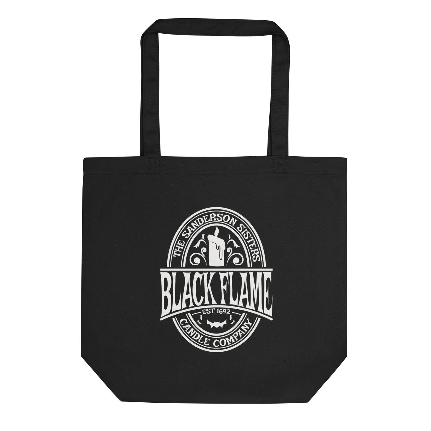 Hocus Pocus Black Flame Candle Eco Tote Bag - The Sandy Merchant