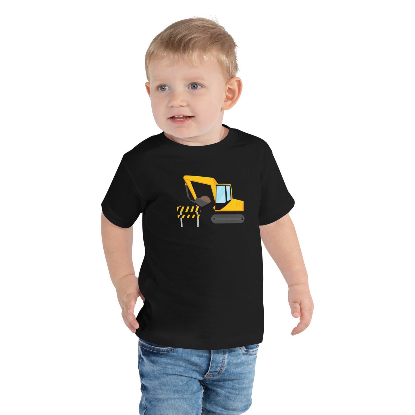 Excavator Toddler Short Sleeve Tee - The Sandy Merchant