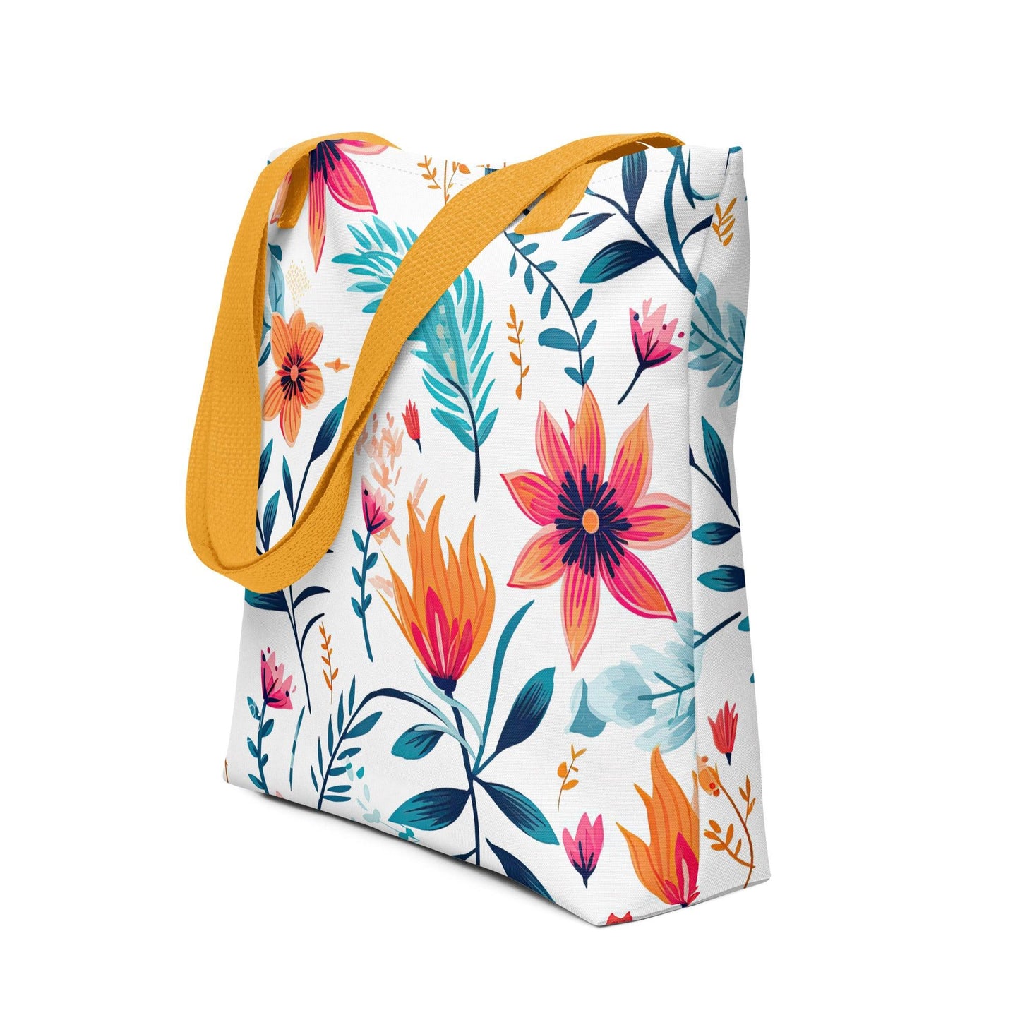 Feisty Floral Tote bag - The Sandy Merchant