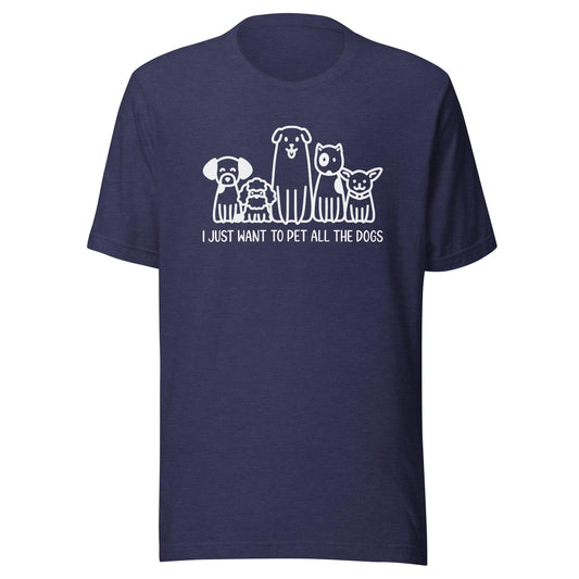 Pet All The Dogs Unisex t-shirt - The Sandy Merchant