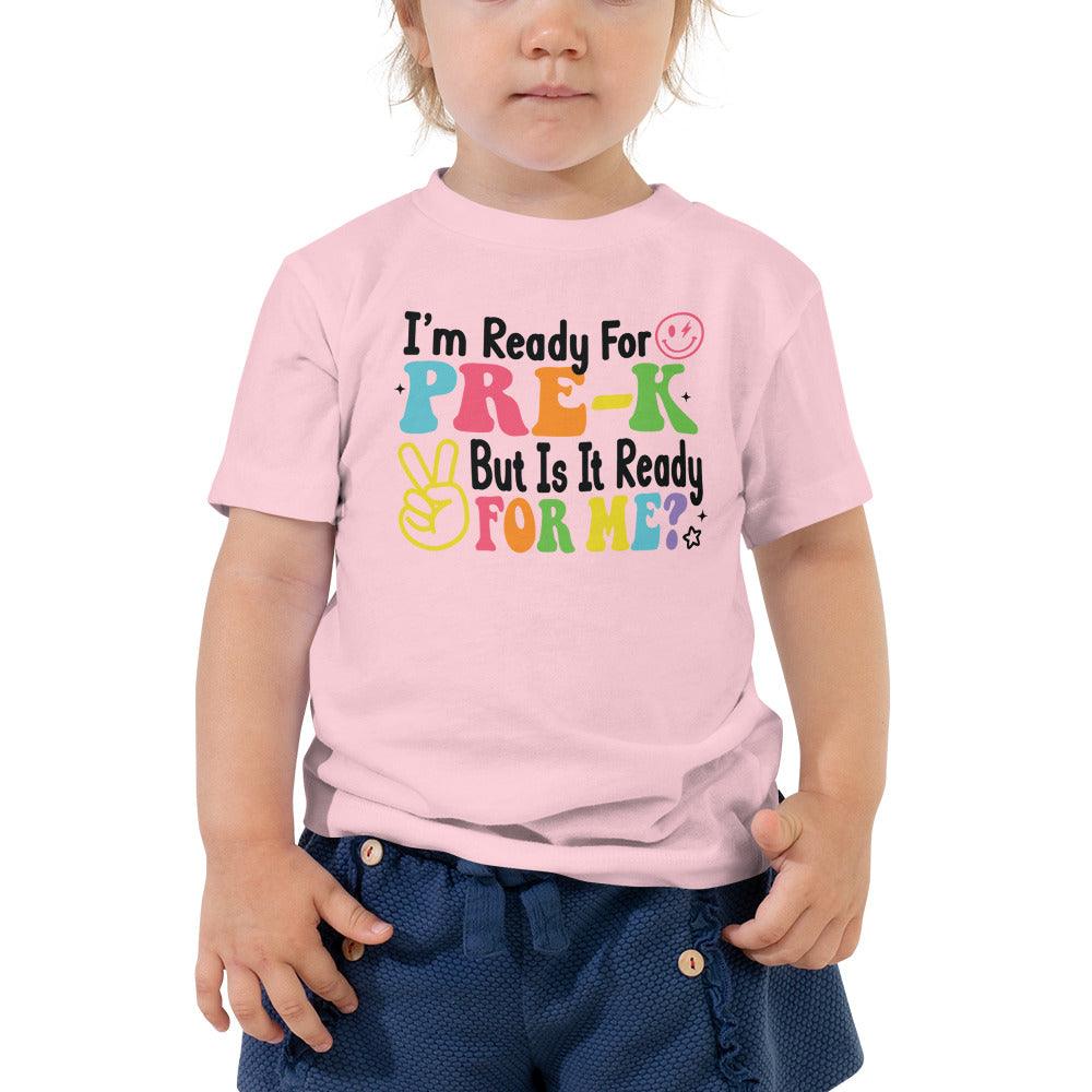 Ready for Preschool Toddler Short Sleeve Tee - The Sandy Merchant