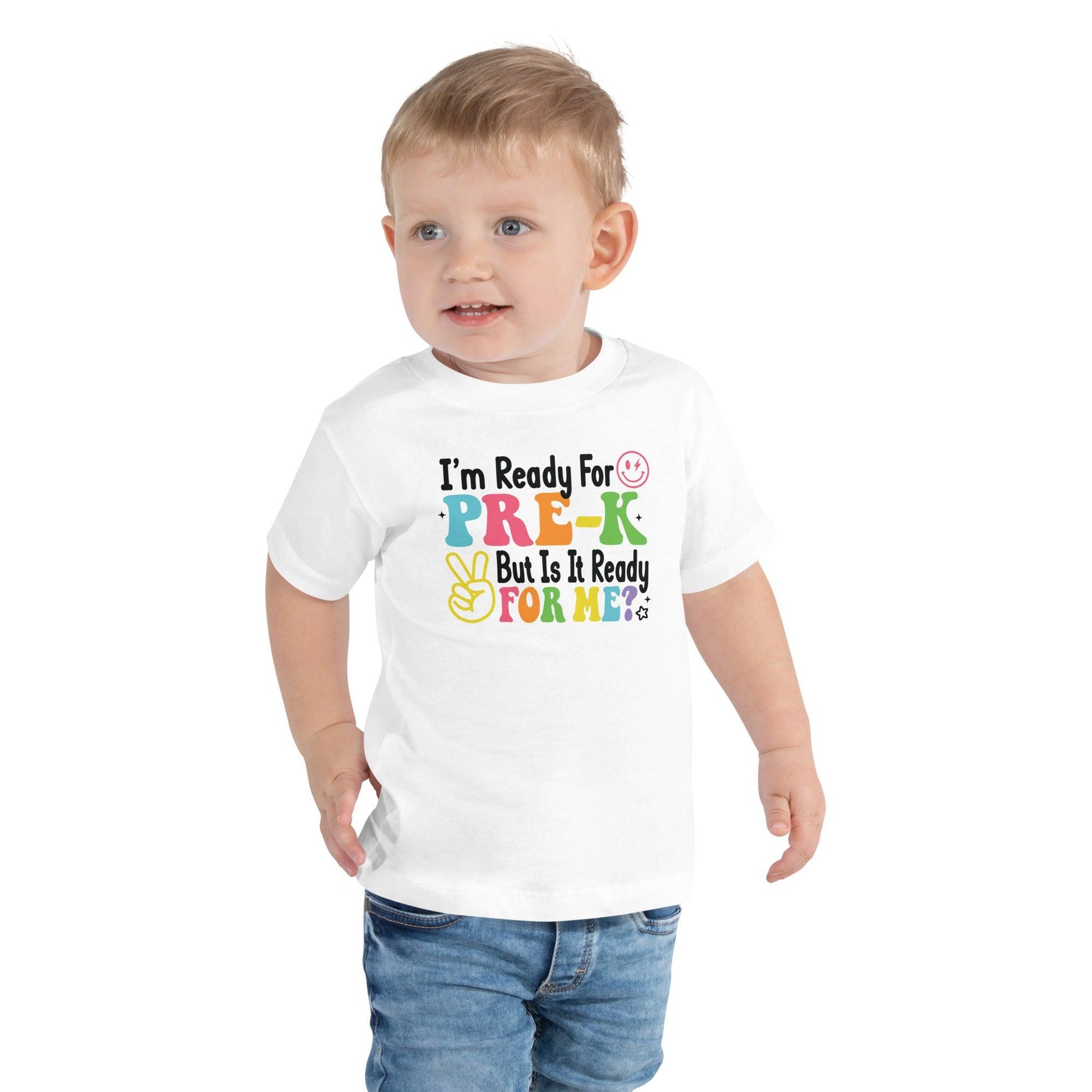 Ready for Preschool Toddler Short Sleeve Tee - The Sandy Merchant