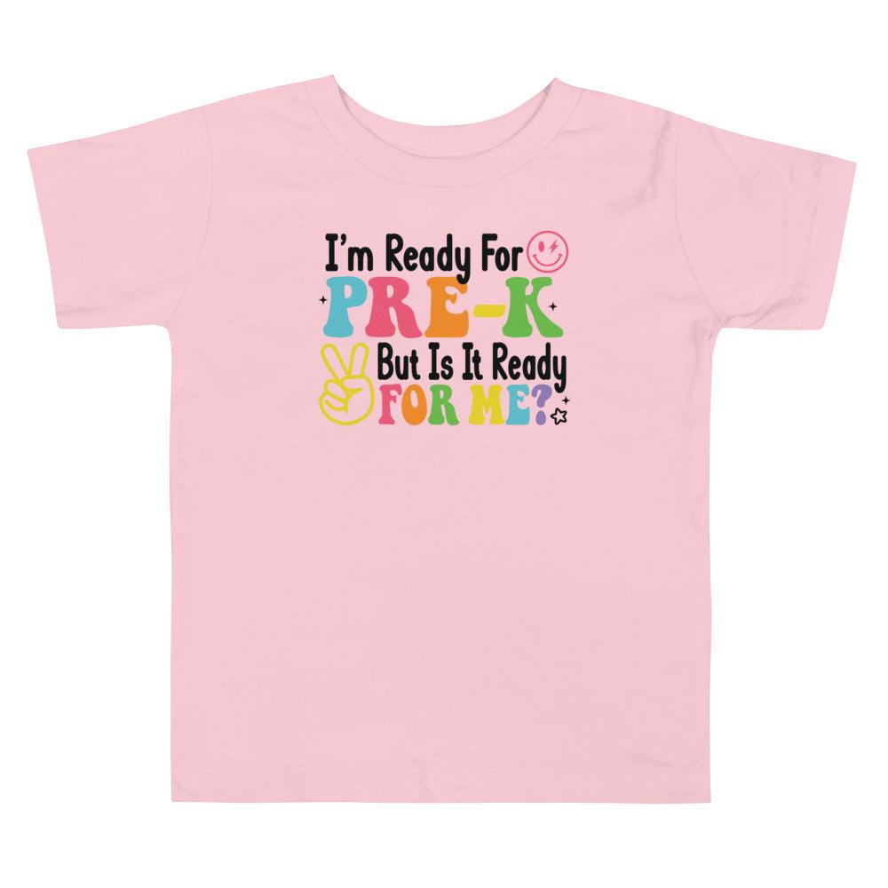 Ready for Preschool Toddler Short Sleeve Tee - The Sandy Merchant