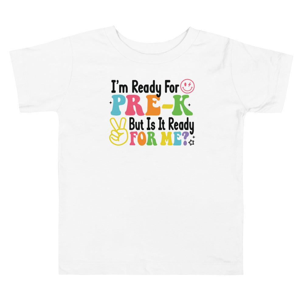 Ready for Preschool Toddler Short Sleeve Tee - The Sandy Merchant