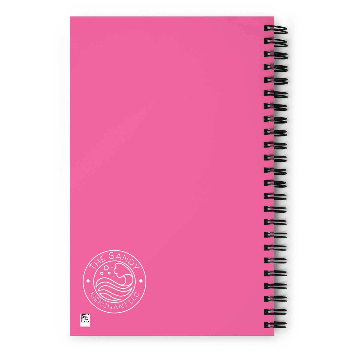 Preppy Coral Spiral notebook