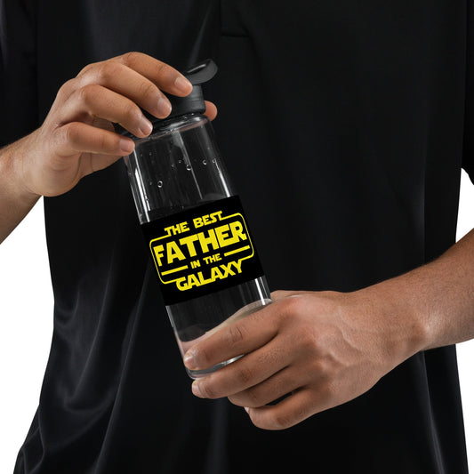 Best Father in the Galaxy Water Bottle