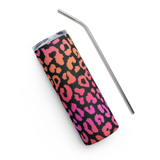 Sweet Leopard Print Tumbler