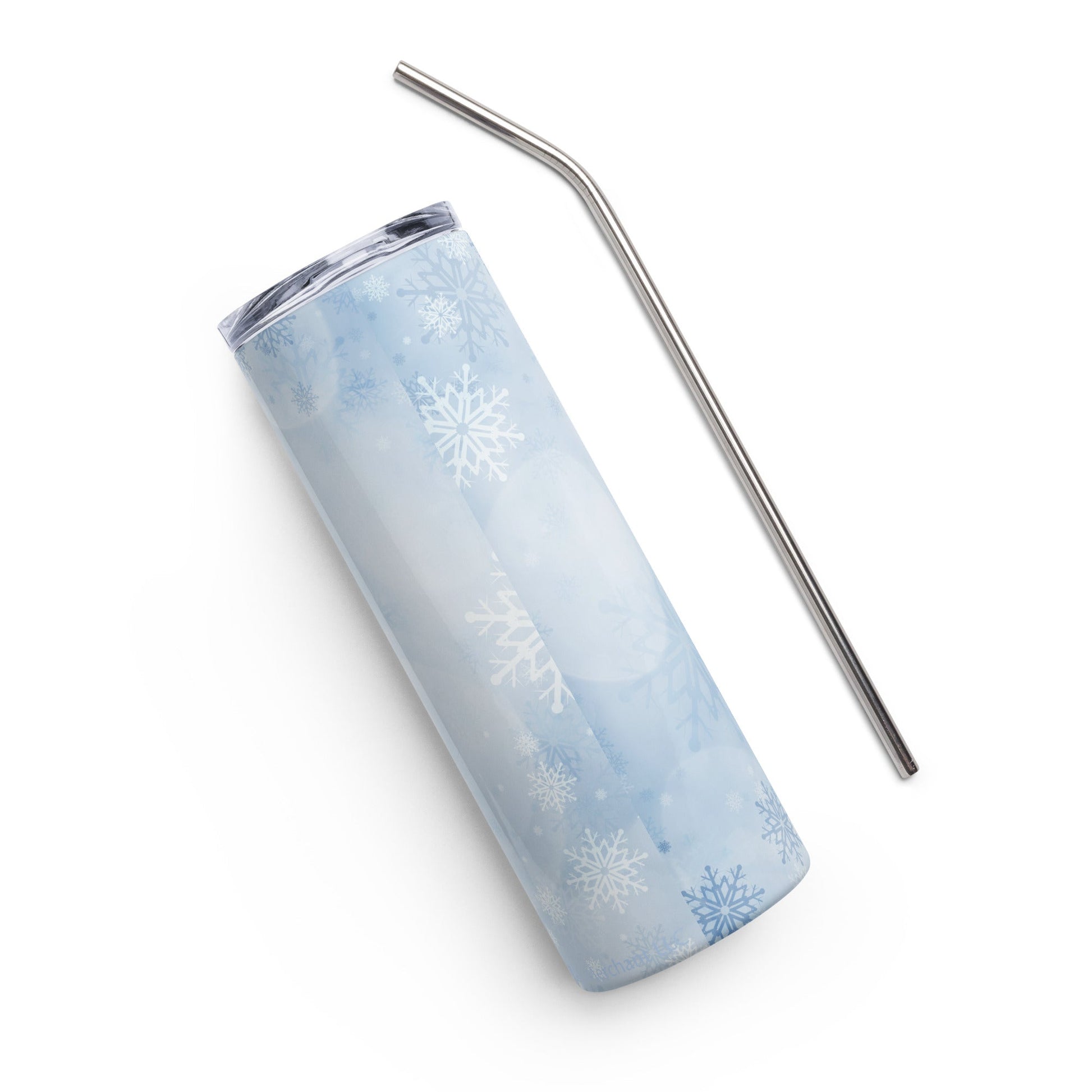 Cozy Winter Vibes Stainless steel tumbler - The Sandy Merchant