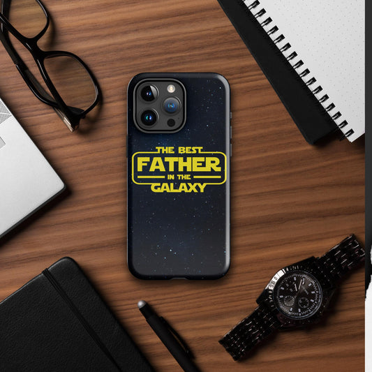 Best Father in the Galaxy Tough Case for iPhone®