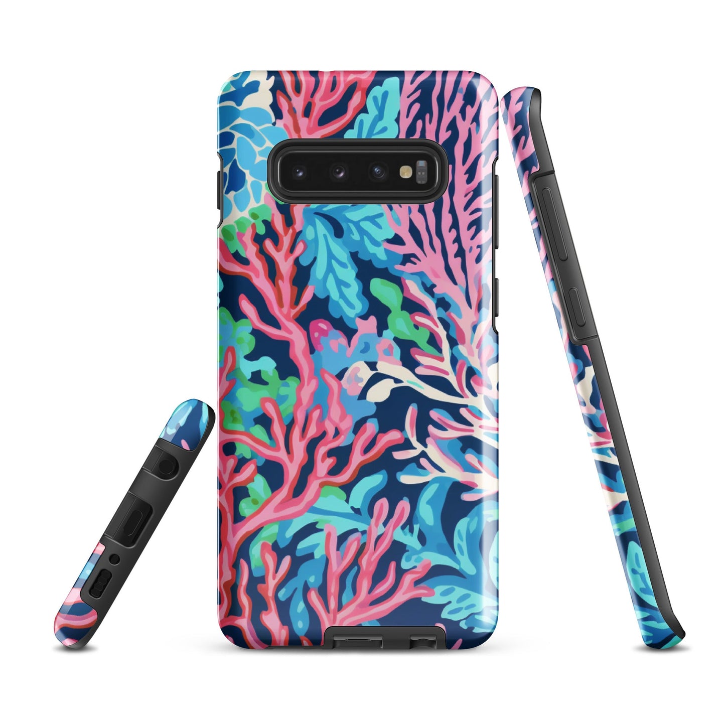 Preppy Coral Tough case for Samsung®