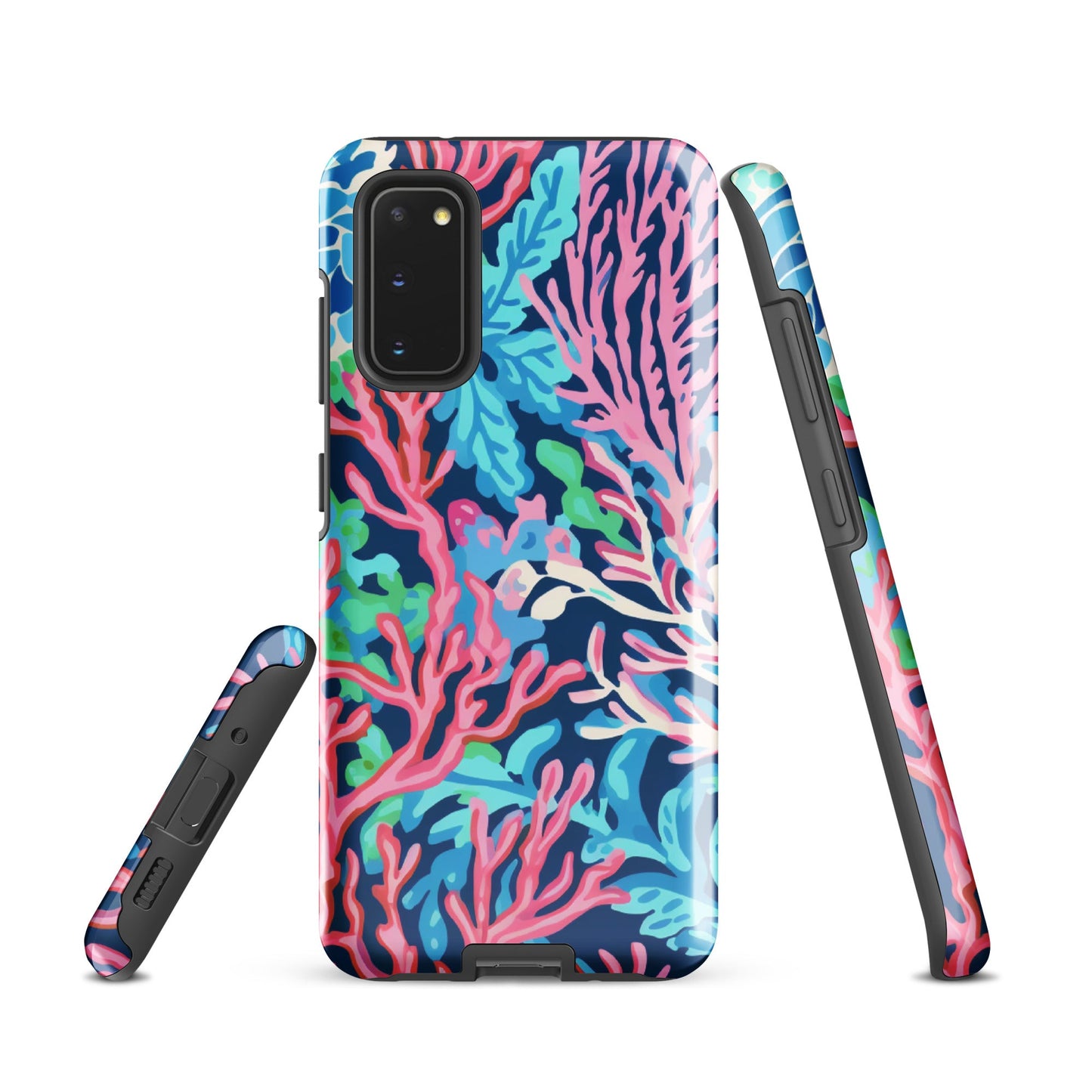 Preppy Coral Tough case for Samsung®