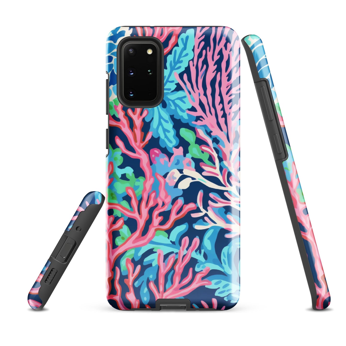 Preppy Coral Tough case for Samsung®