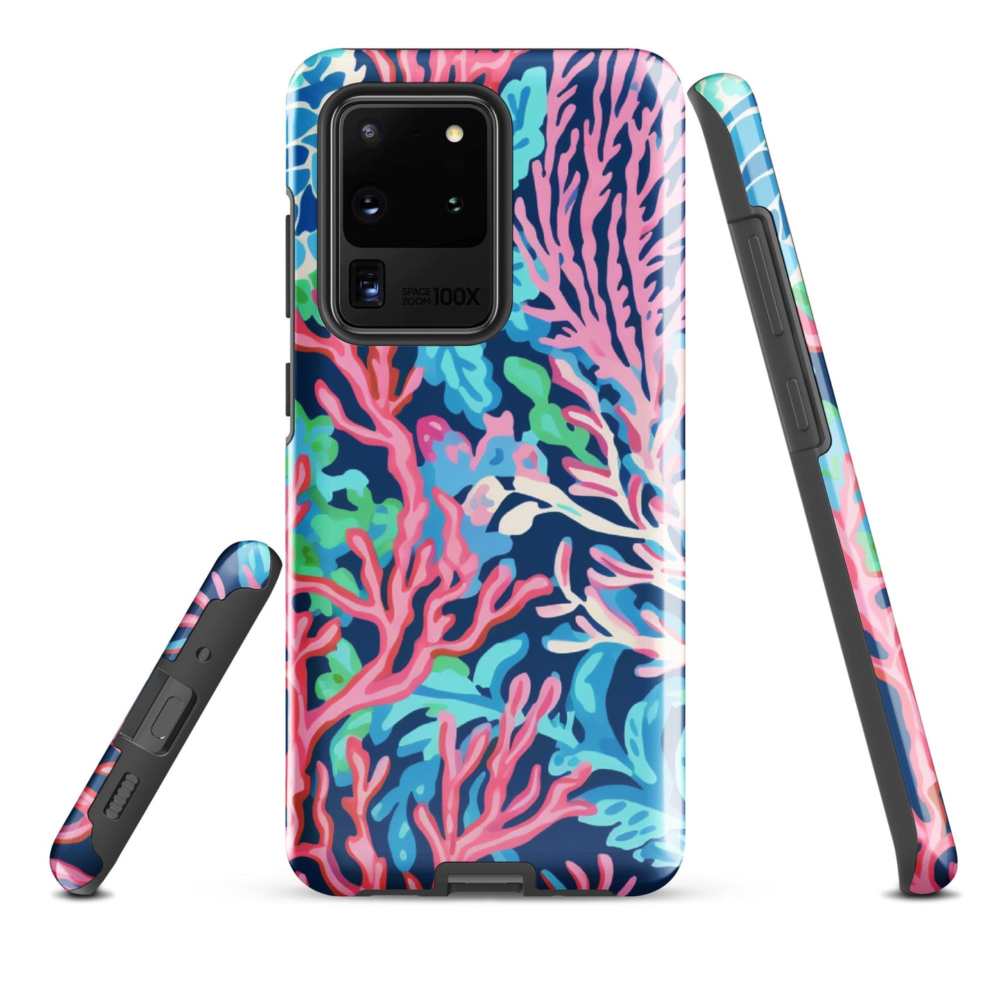 Preppy Coral Tough case for Samsung®