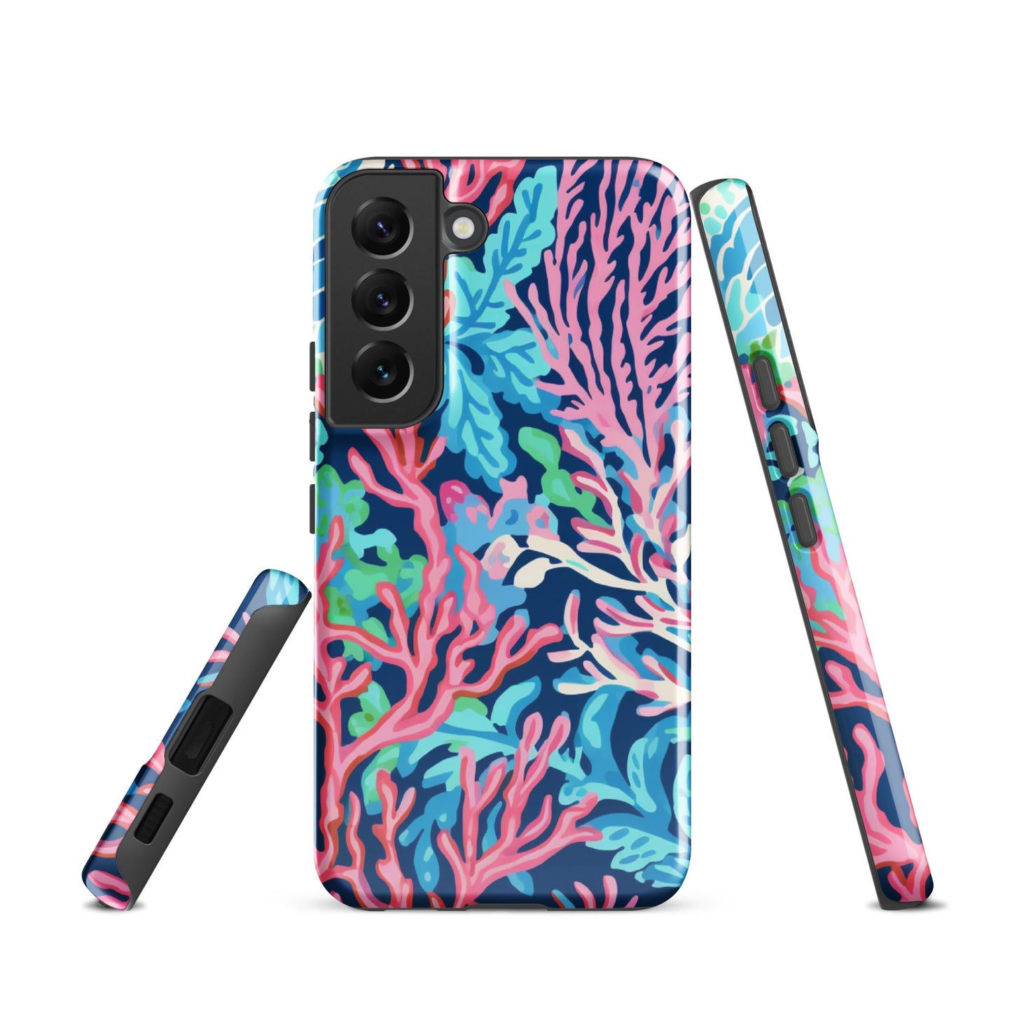 Preppy Coral Tough case for Samsung®