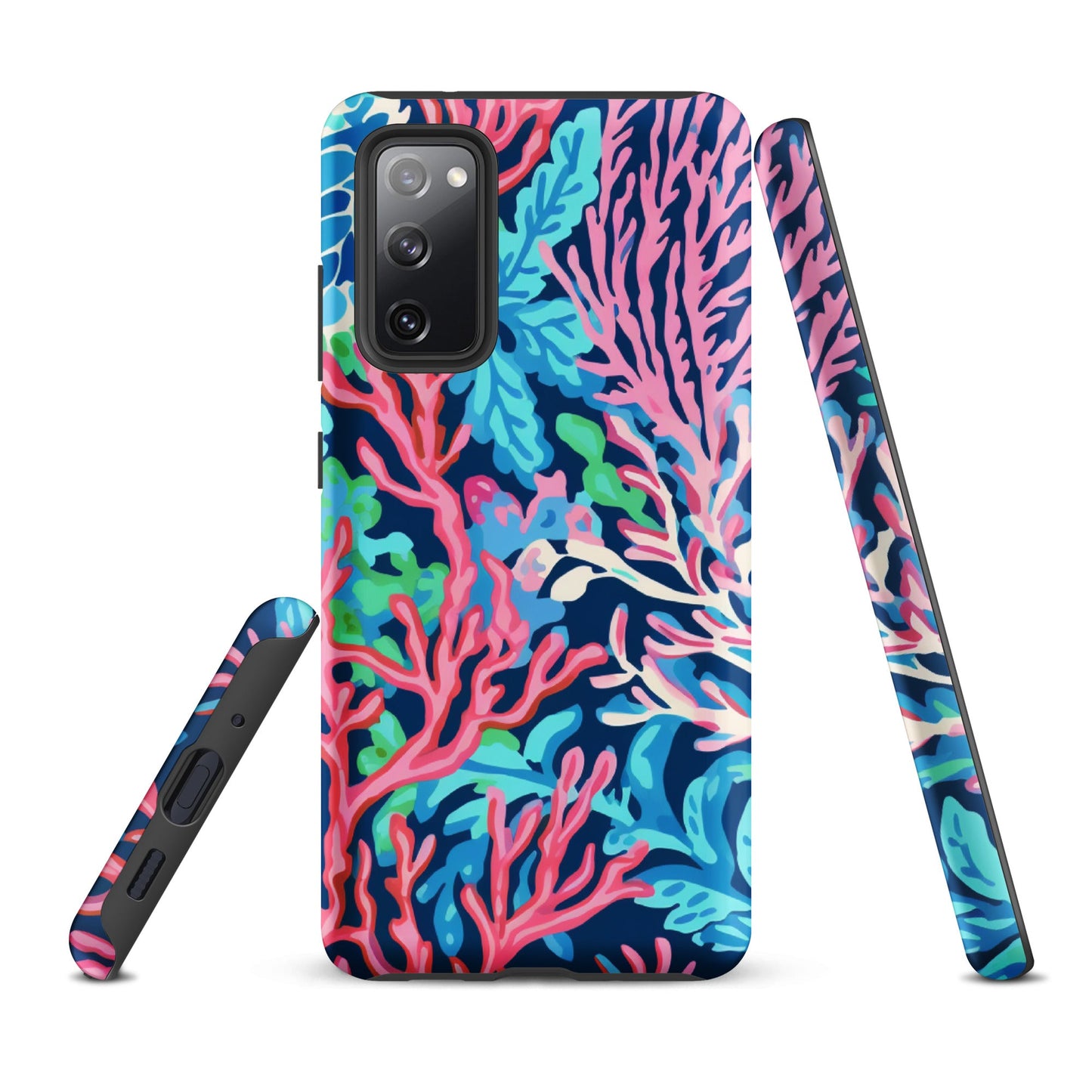 Preppy Coral Tough case for Samsung®