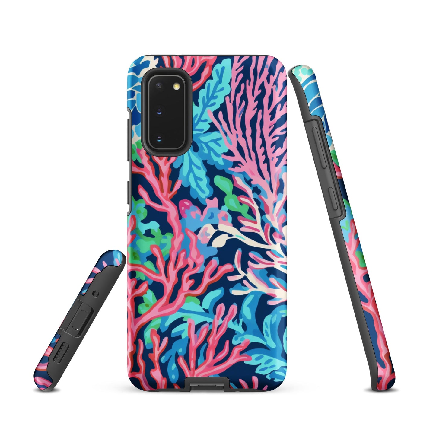 Preppy Coral Tough case for Samsung®