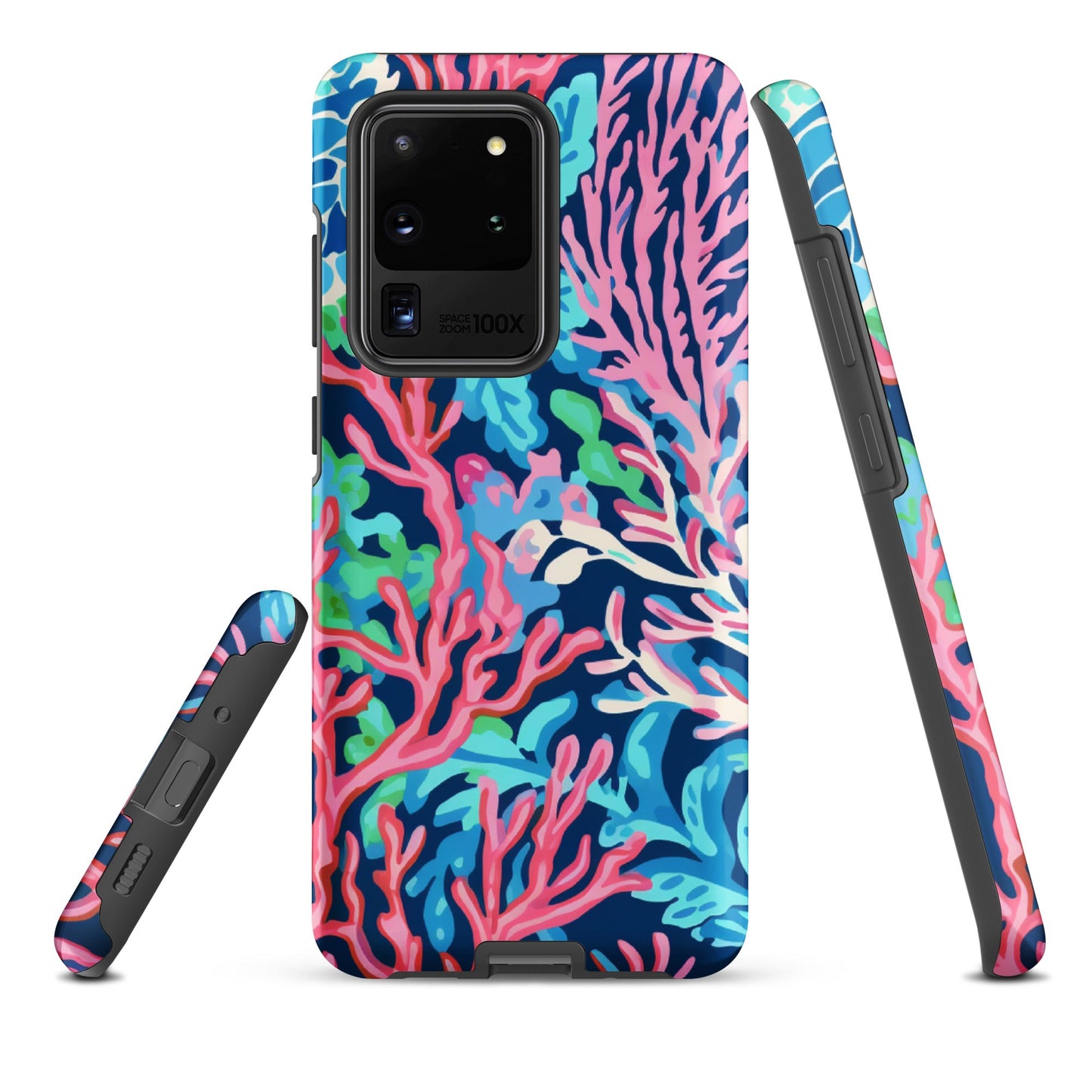 Preppy Coral Tough case for Samsung®