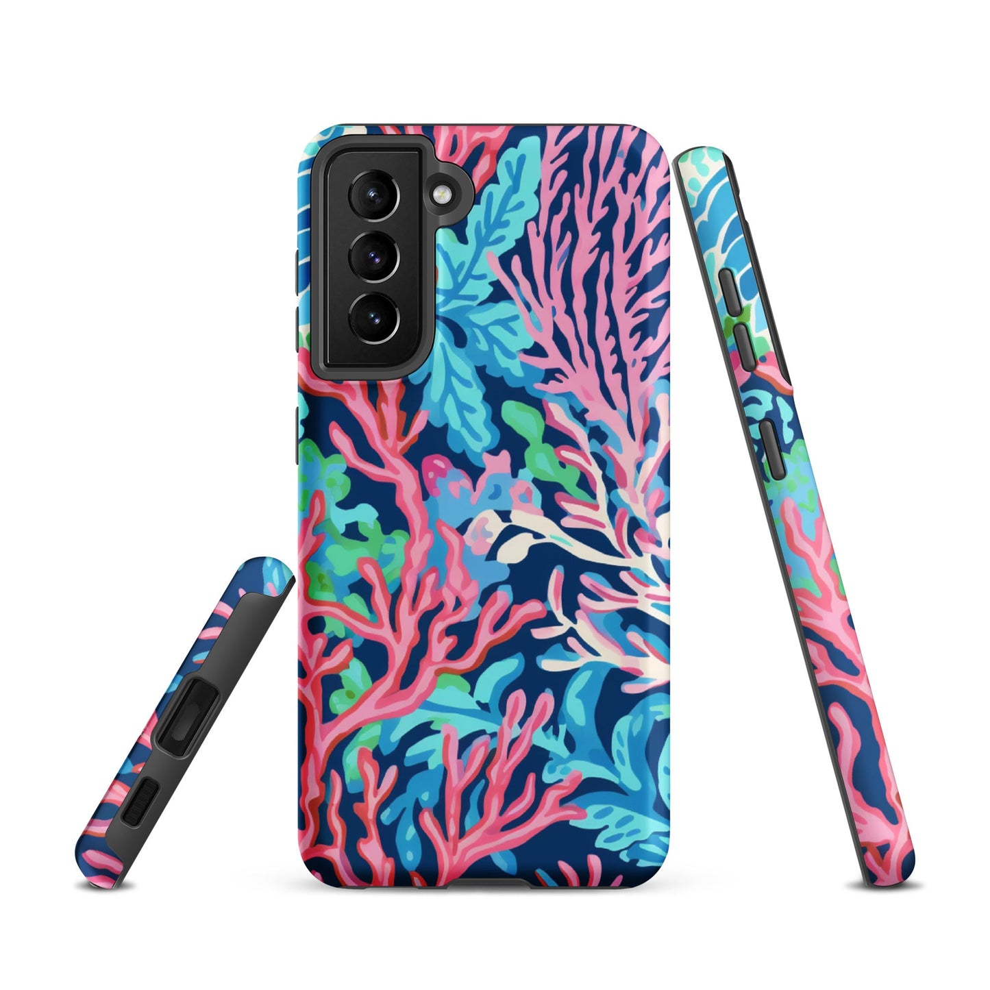 Preppy Coral Tough case for Samsung®