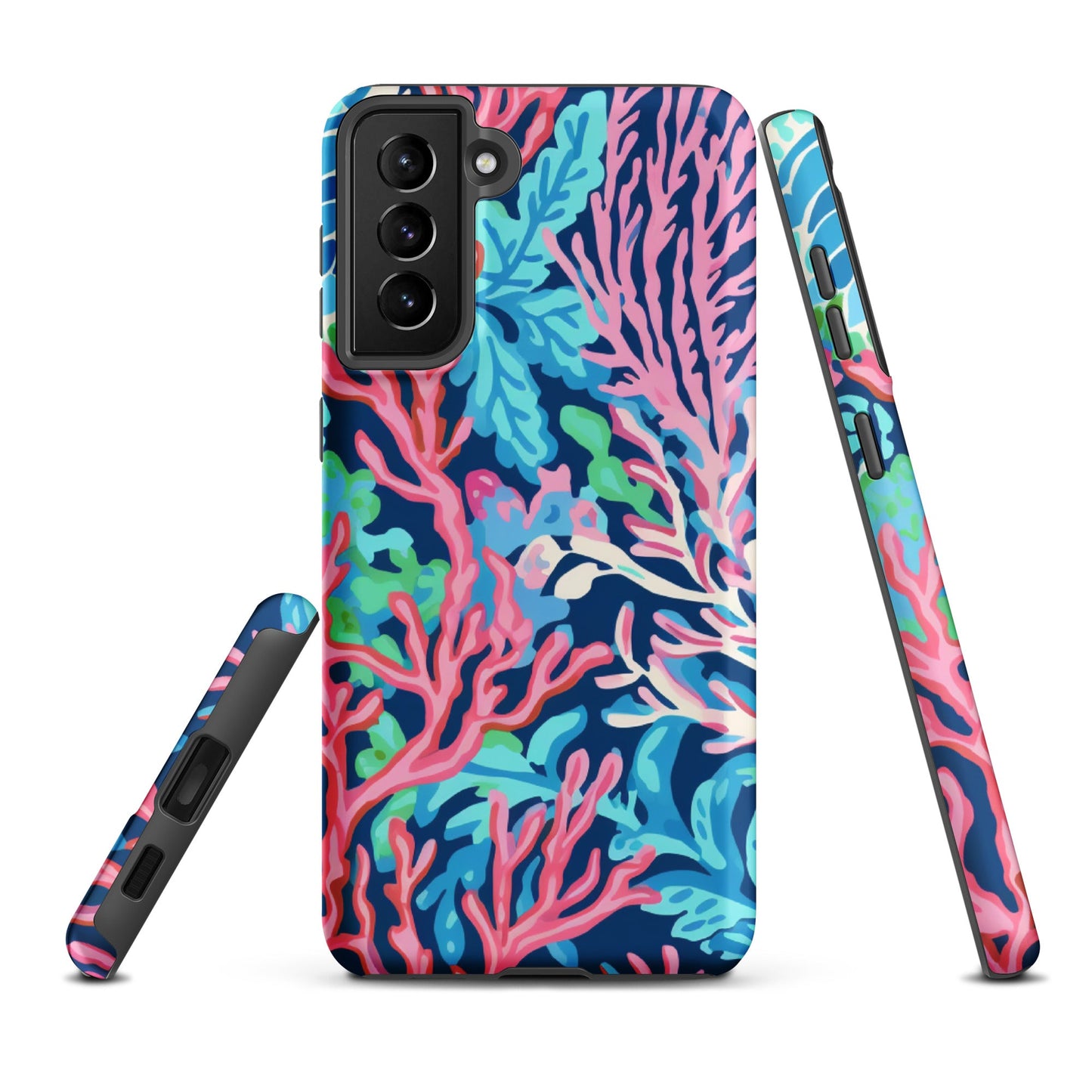 Preppy Coral Tough case for Samsung®