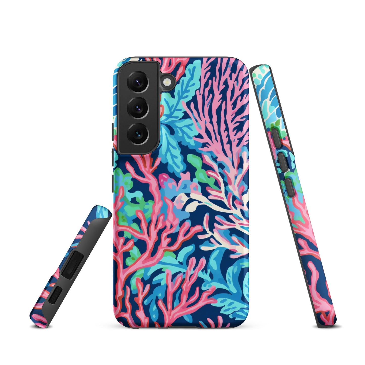 Preppy Coral Tough case for Samsung®