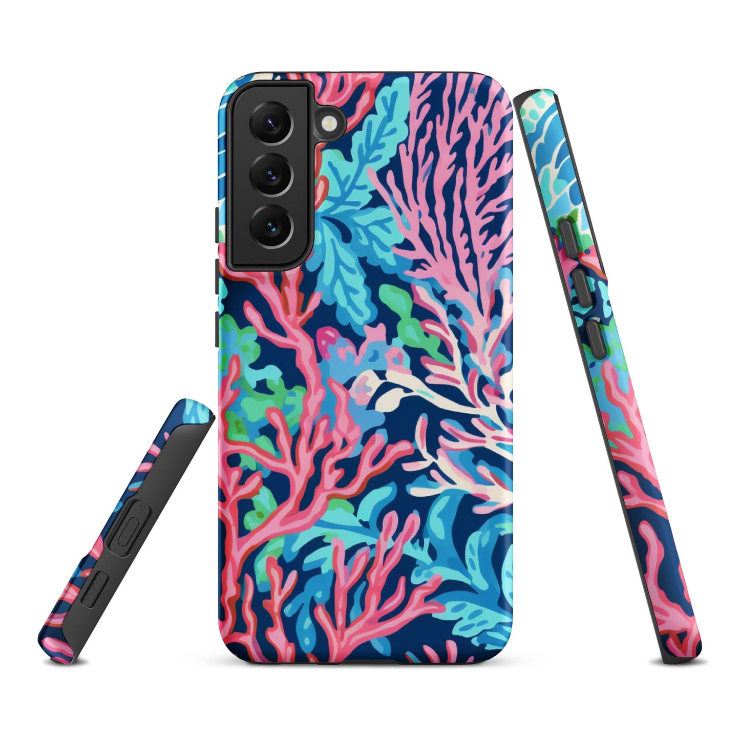 Preppy Coral Tough case for Samsung®