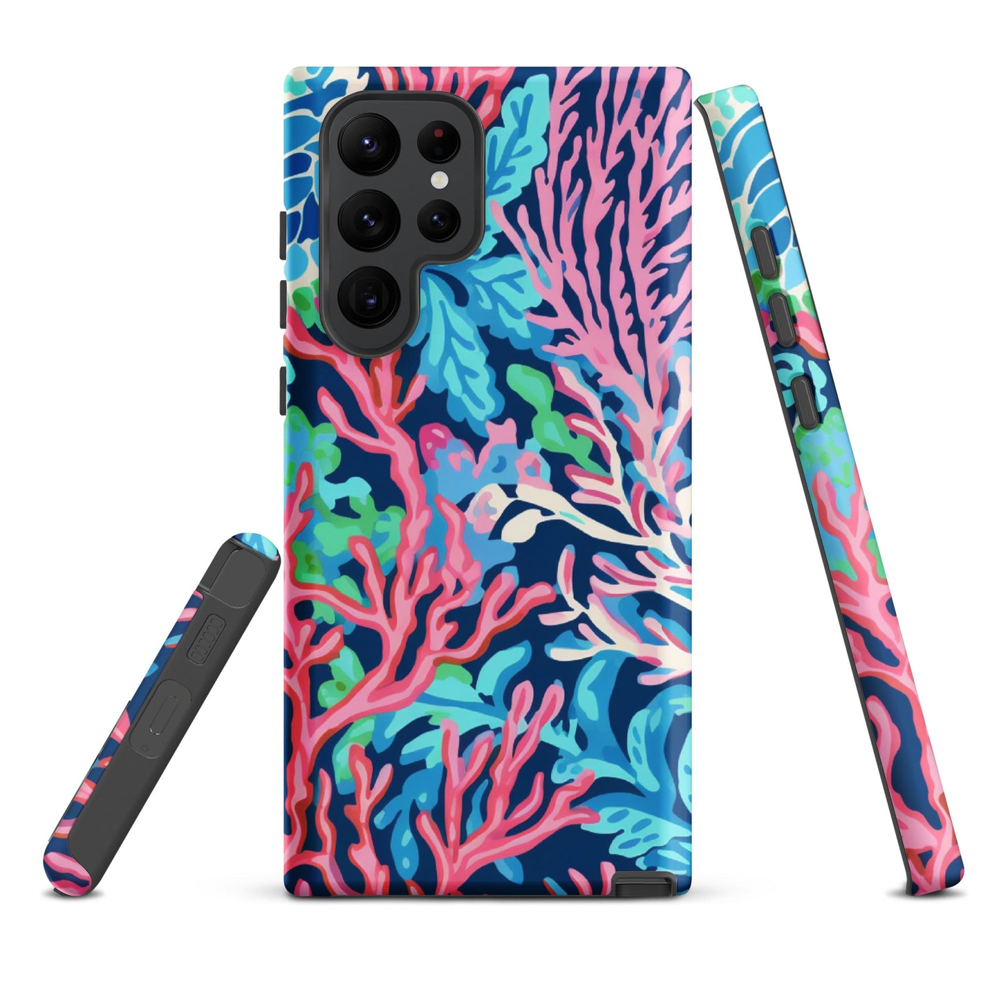 Preppy Coral Tough case for Samsung®