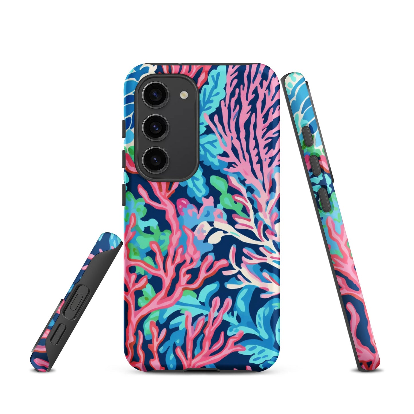 Preppy Coral Tough case for Samsung®