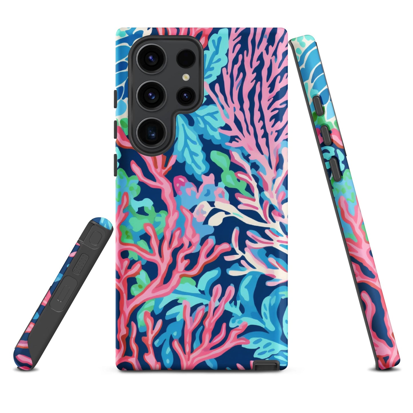 Preppy Coral Tough case for Samsung®