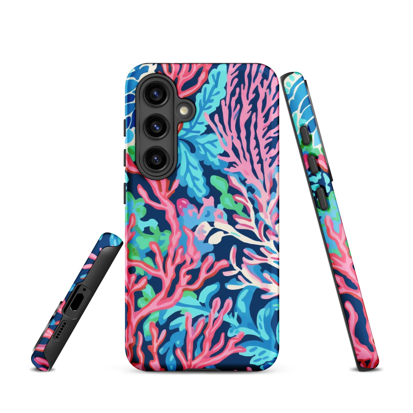 Preppy Coral Tough case for Samsung®