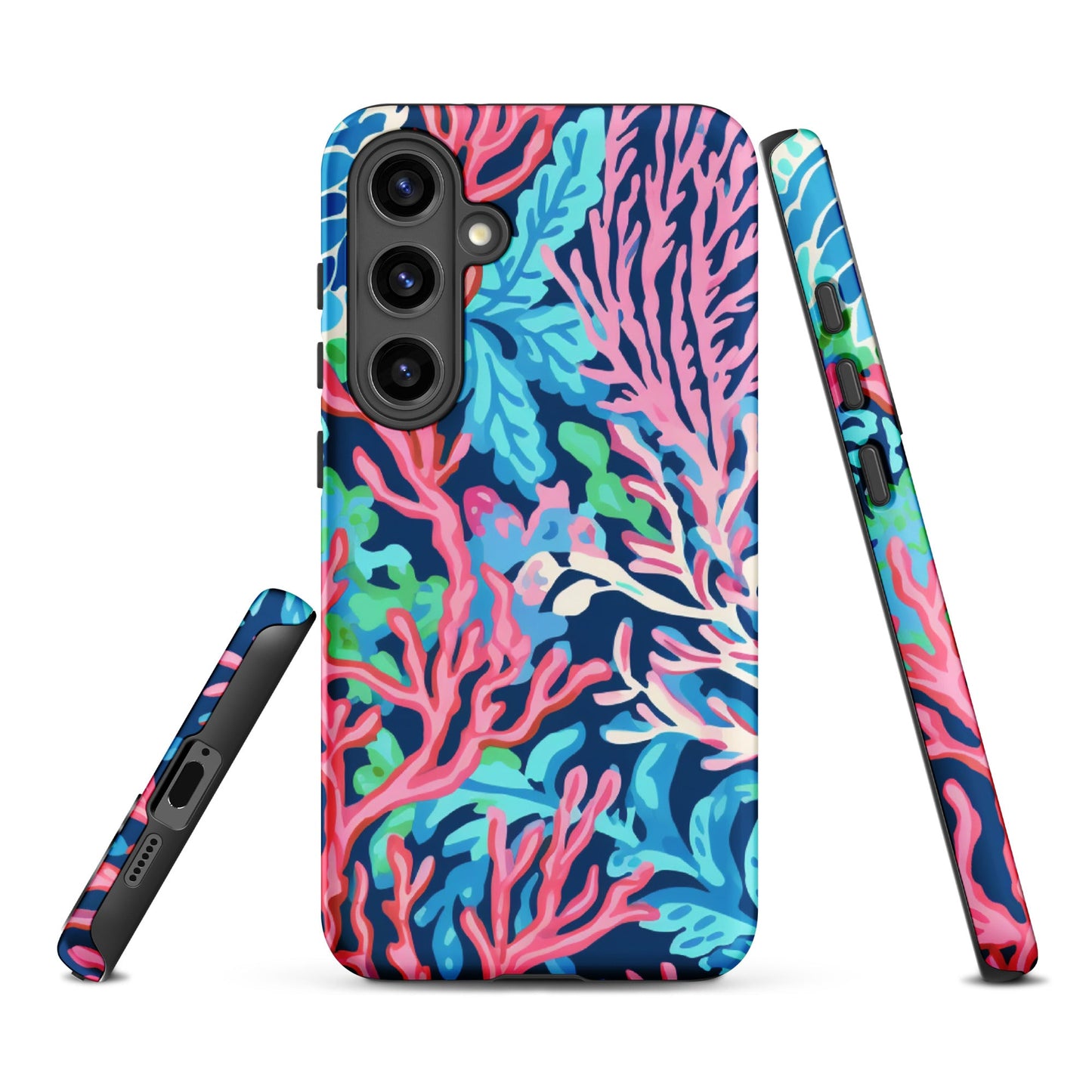 Preppy Coral Tough case for Samsung®