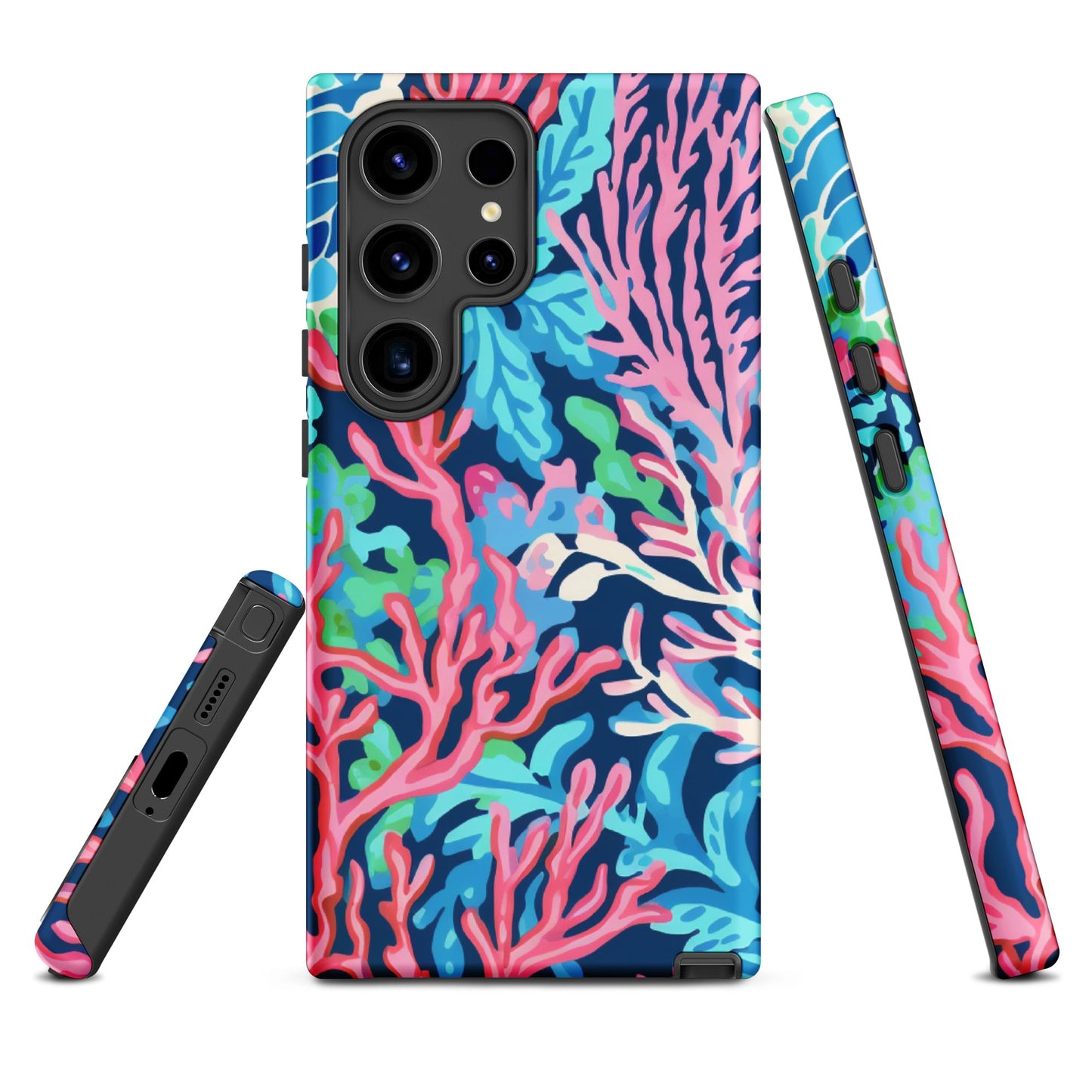 Preppy Coral Tough case for Samsung®