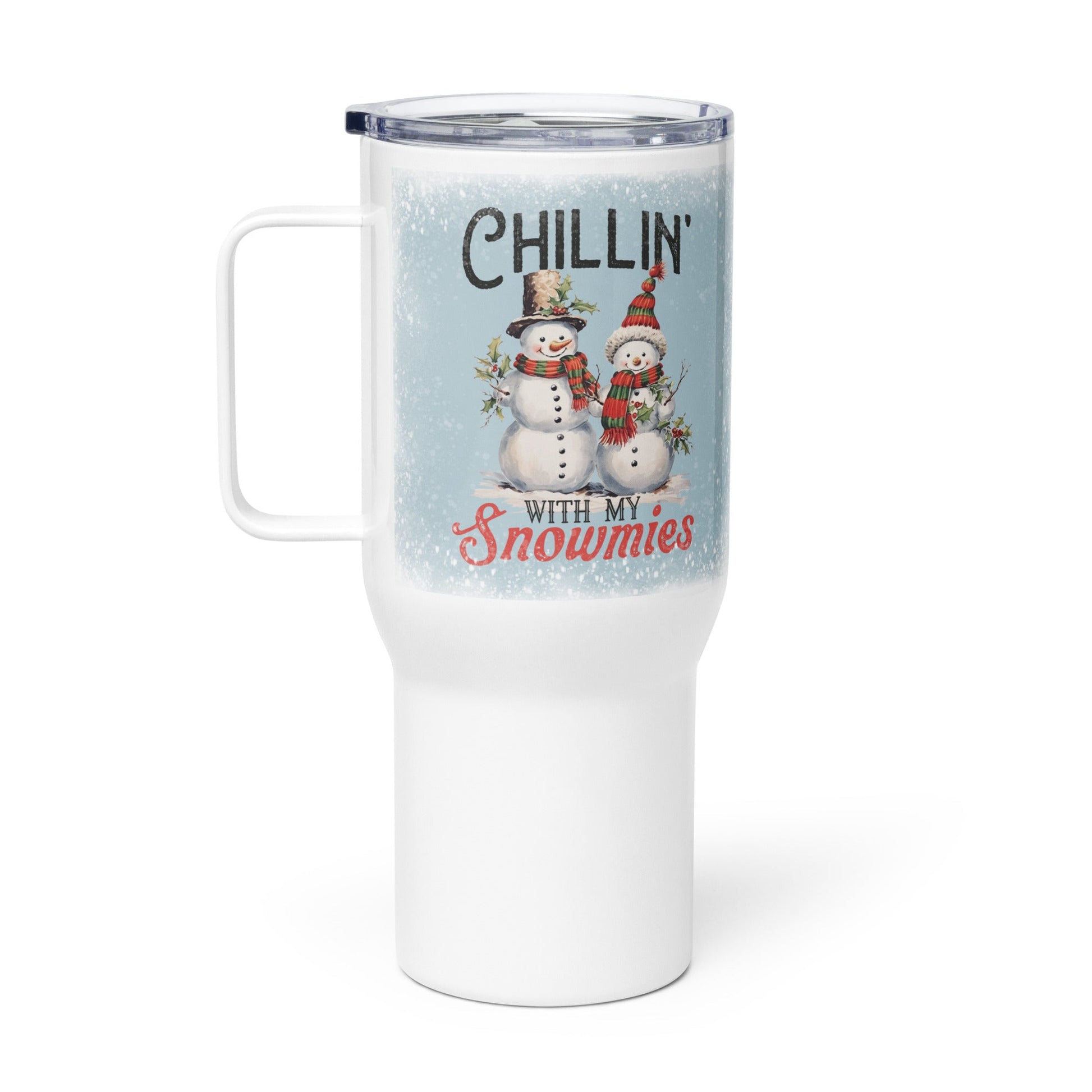 Chillin' with my Snowmies Travel mug - The Sandy Merchant