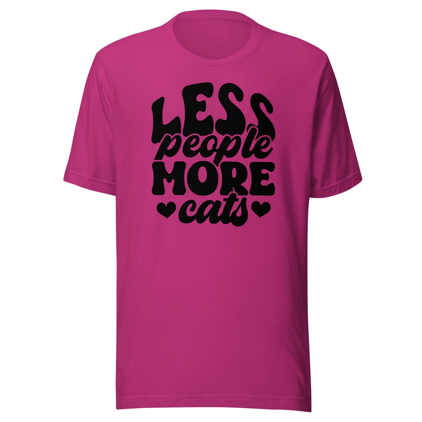 Less People More Cats Unisex t-shirt - The Sandy Merchant