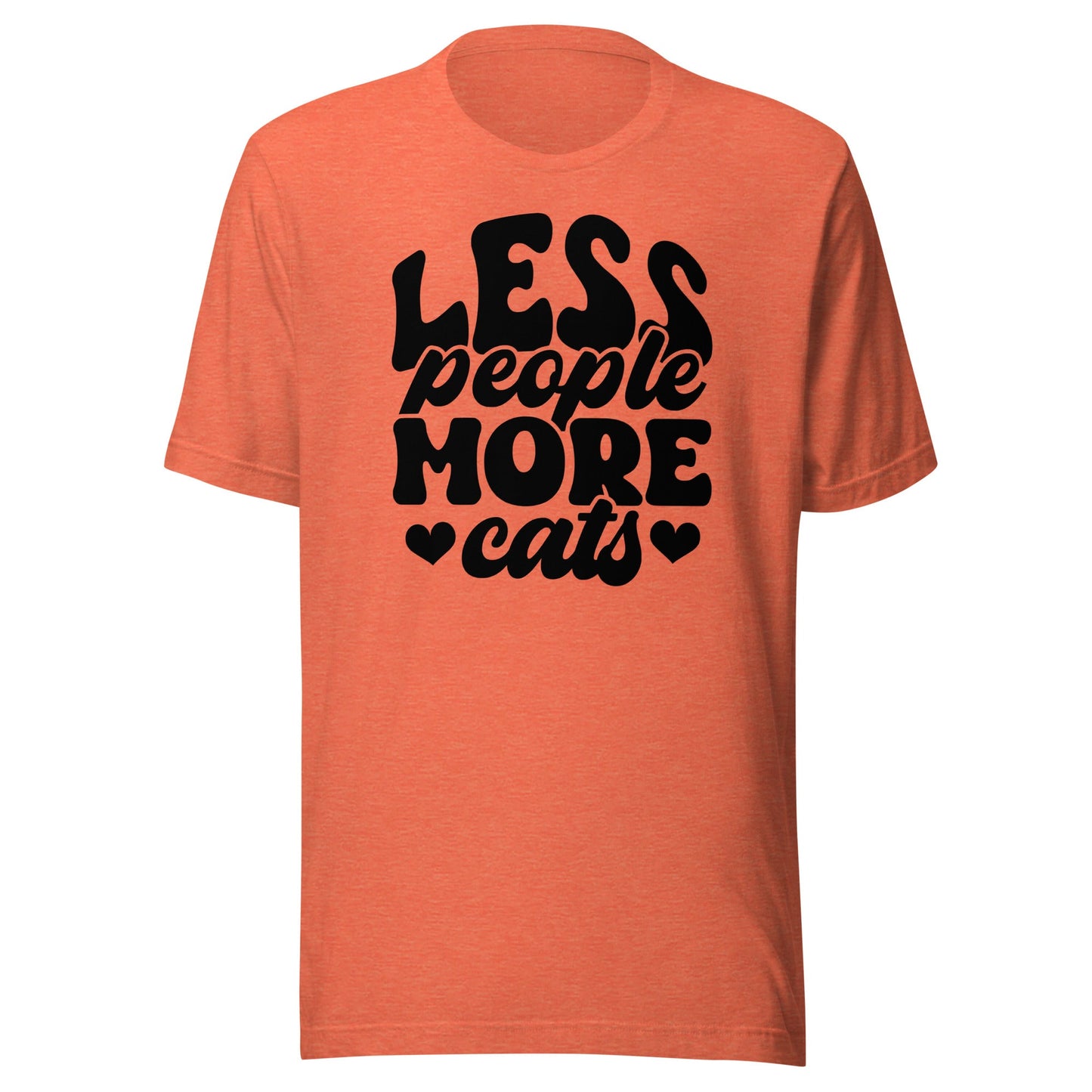 Less People More Cats Unisex t-shirt - The Sandy Merchant