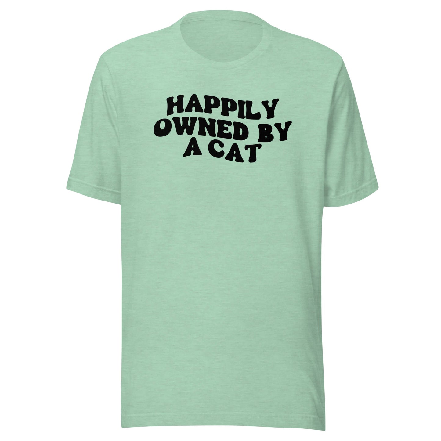 Happily Owned by a Cat t-shirt - The Sandy Merchant