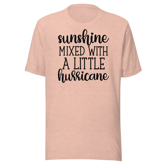 Sunshine and Hurricane t-shirt - The Sandy Merchant