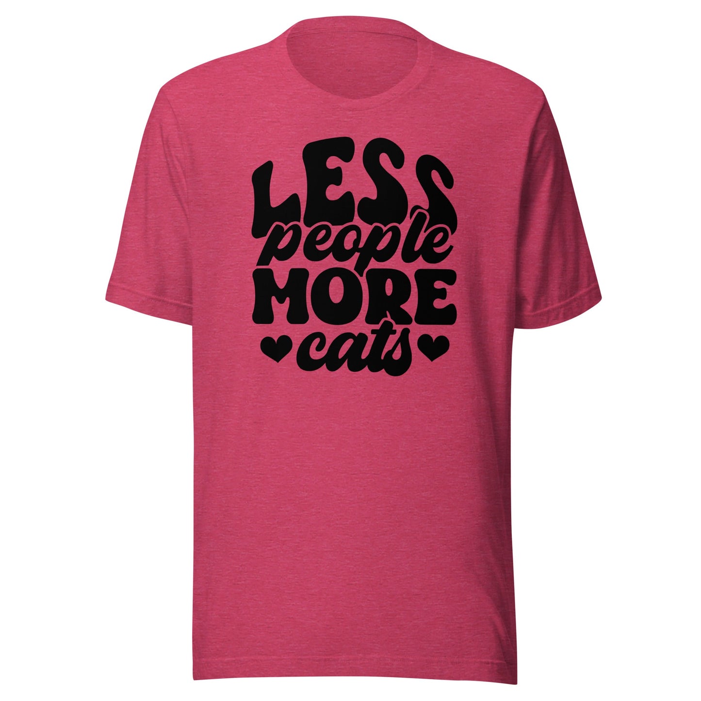 Less People More Cats Unisex t-shirt - The Sandy Merchant