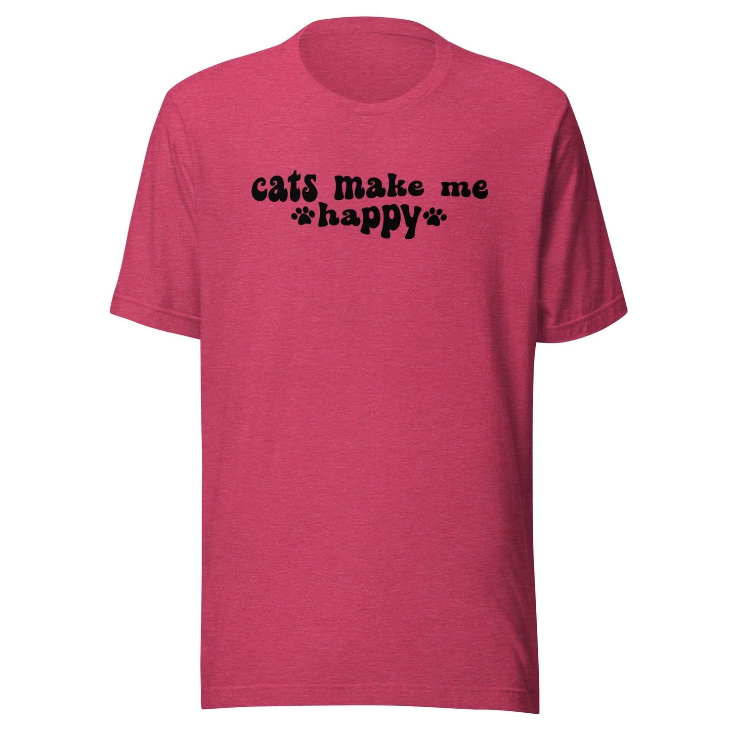 Cats Make Me Happy t-shirt