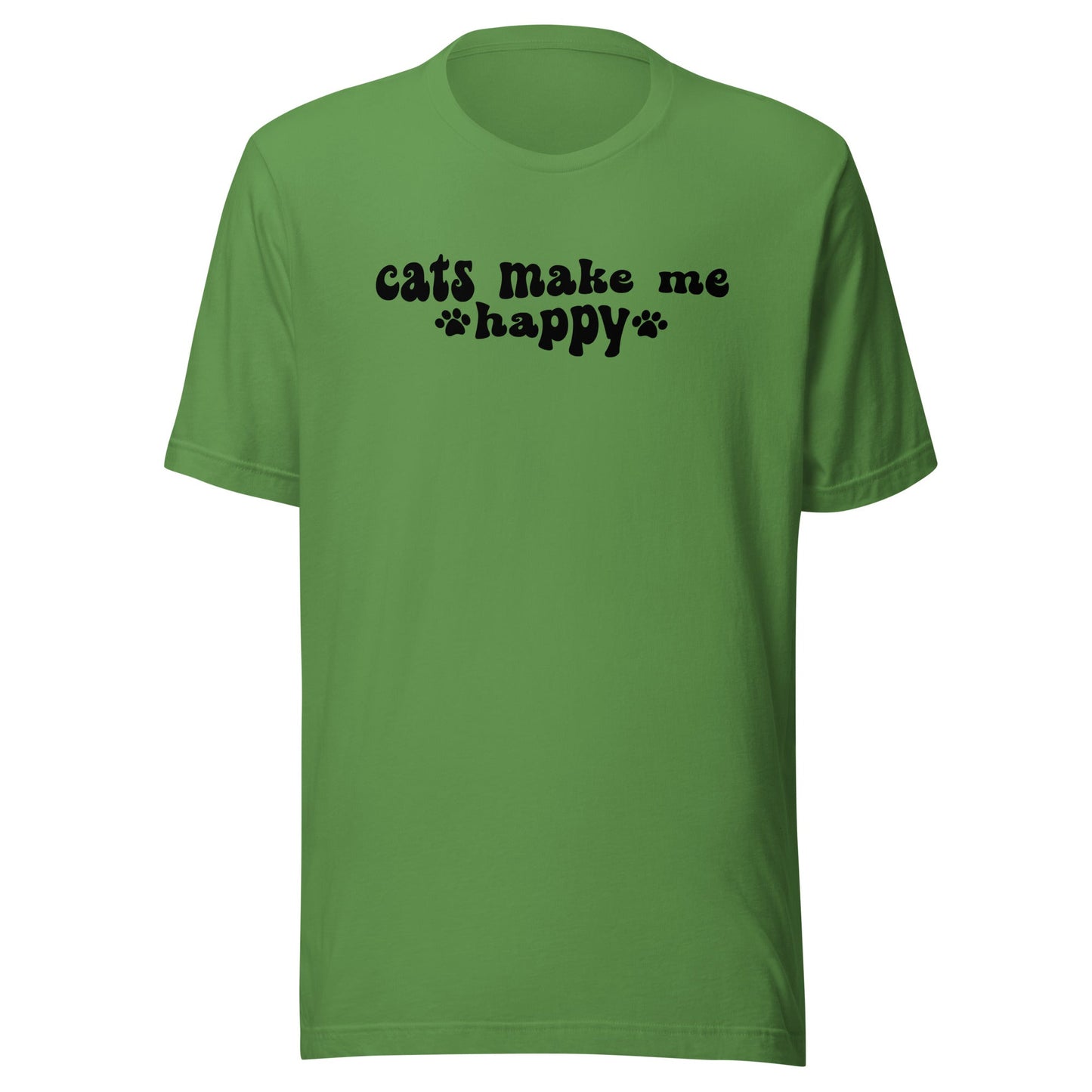 Cats Make Me Happy t-shirt - The Sandy Merchant