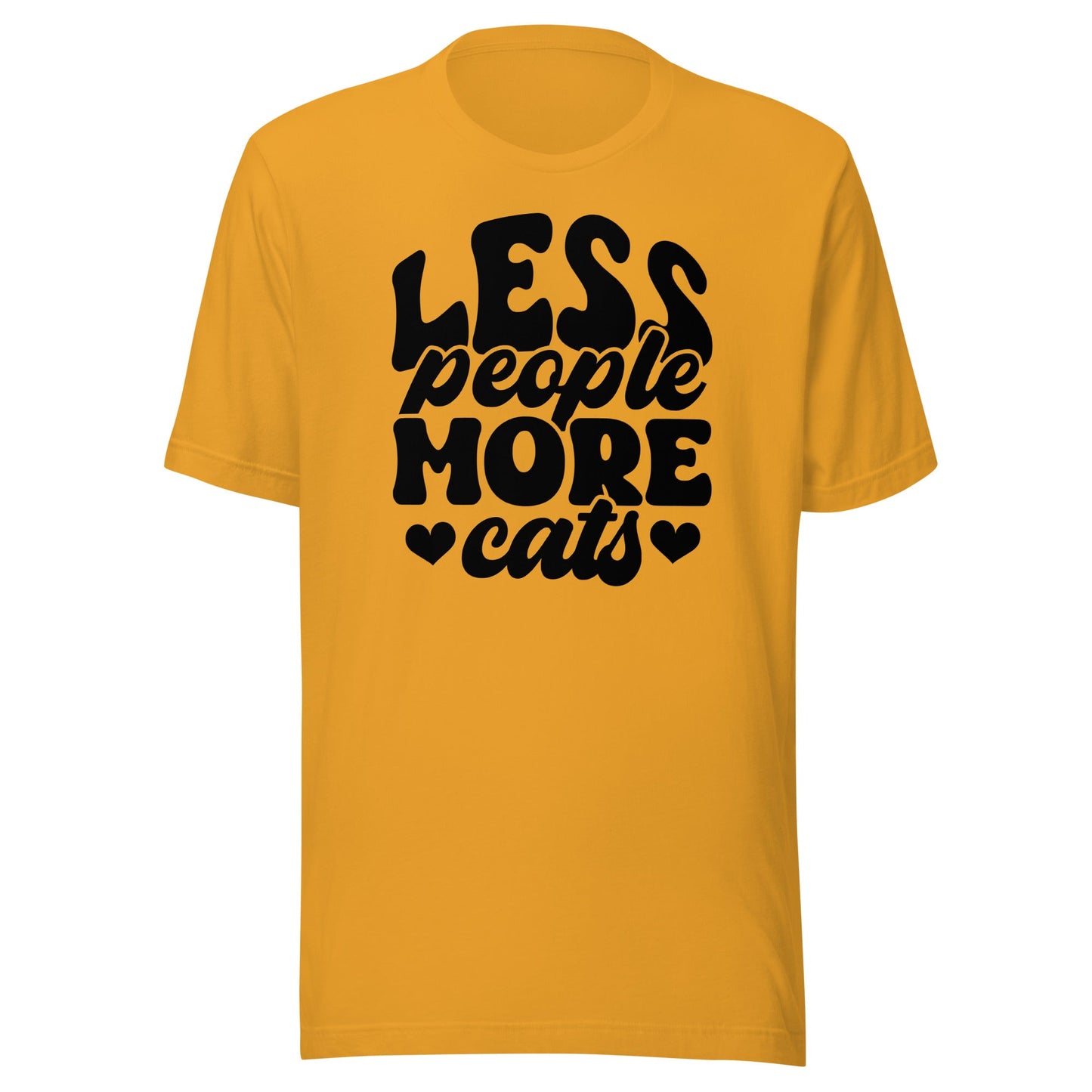 Less People More Cats Unisex t-shirt - The Sandy Merchant