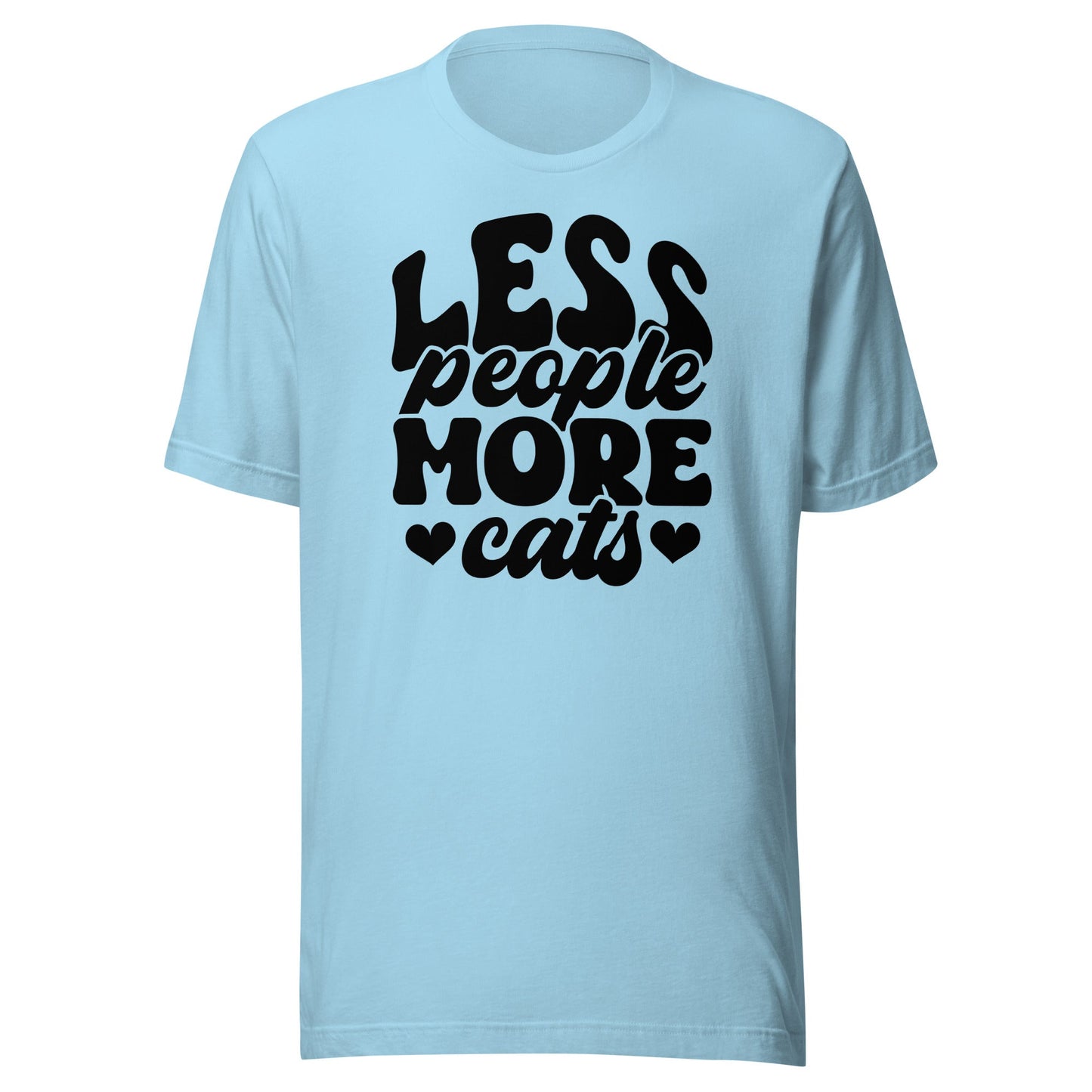 Less People More Cats Unisex t-shirt - The Sandy Merchant